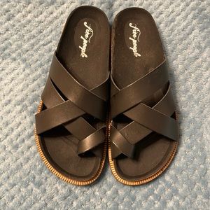 Free People Ventura, Black, 39, 8 - 8.5